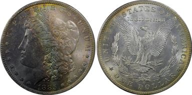 1885-O $1 MS64+