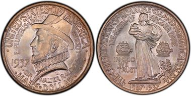 1937 50C Roanoke MS66