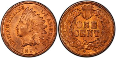 1890 1C MS64RD