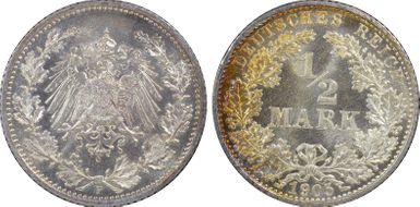 1905-F 1/2 Mk J-16 MS68