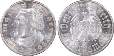 1933-F 2 Mk Luther J-352 MS64