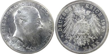 1902 5 Mk 50th Year J-31 MS64+
