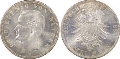 1888-D 2 Mk J-43 MS64+