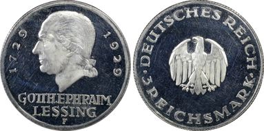 1929-F 3 Mk Lessing J-335 PR63DCAM