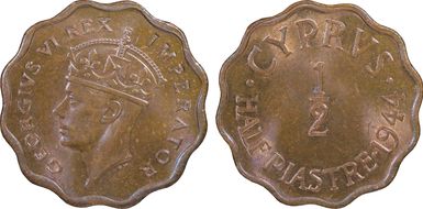 1944 1/2 Pst KM-22a MS64BN
