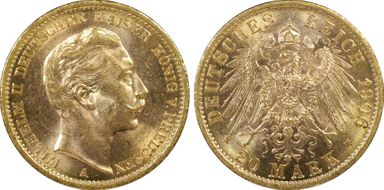 1906-A 20 Mk J-252 MS63