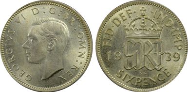 1939 6D S-4084 MS64