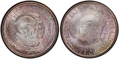 1952 50C Washington-Carver MS66