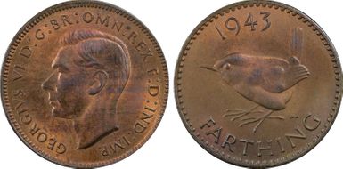 1943 1/4D S-4116 MS64RB