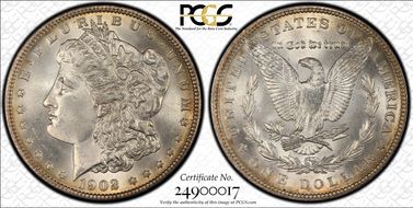1902 $1 MS66+