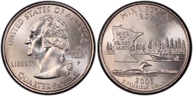 2005-P 25C Minnesota DDR-005 MS66