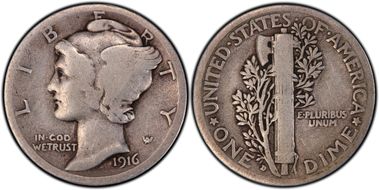1916-D 10C G6
