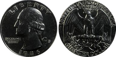 1986-P 25C MS65