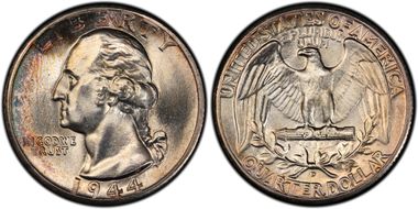 1944-D 25C MS67