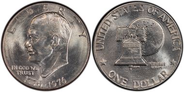 1976-D $1 Type 2 MS65
