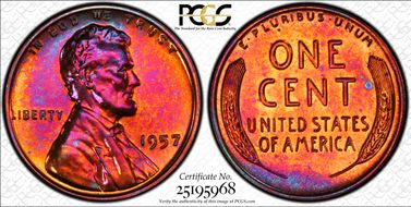 1957 1C PR66RB