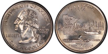 2005-P 25C Minnesota DDR-068 MS66