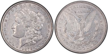 1878 7TF $1 VAM 166 XF45