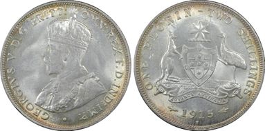 1915-H Florin MS64