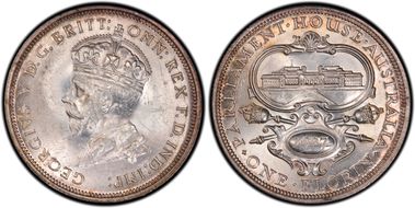 1927(m) Florin Canberra  KM-31 MS64