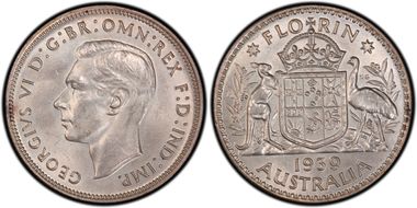 1939(m) Florin MS63