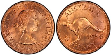 1956 (m) 1D MS64+ RD