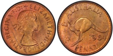 1964 Y. (p) 1D MS64RB