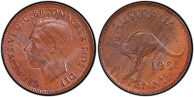 1951 Y. (p) 1D MS63BN