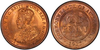 1911 (L) 1D KM-23 MS64+ RD