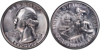 1976-S 25C Silver MS66