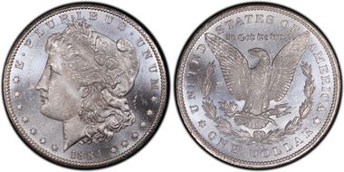 1884-CC $1 MS65PL