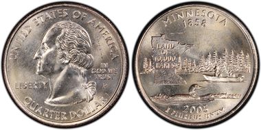 2005-P 25C Minnesota DDR-025 MS64