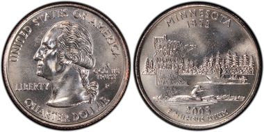 2005-P 25C Minnesota DDR-028 MS66