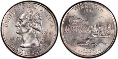 2005-P 25C Minnesota DDR-037 MS64
