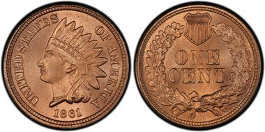 1861 1C MS67