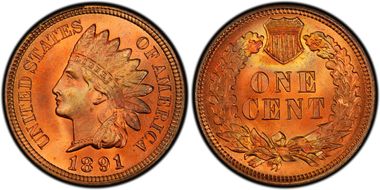 1891 1C MS66RD
