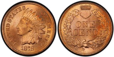 1878 1C MS66RD
