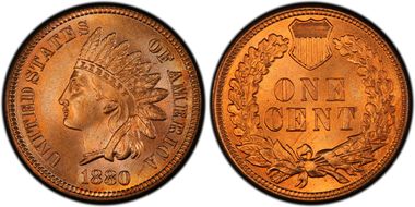 1880 1C MS67RD