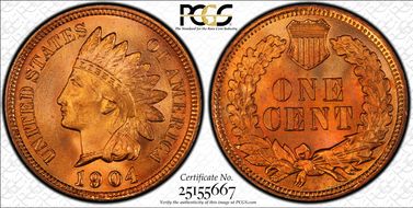 1904 1C MS67RD