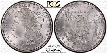 1882 $1 MS66+
