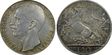 1928-R 10 L *FERT* KM-68.1 AU53