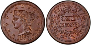 1851/81 1C N-3 MS65BN