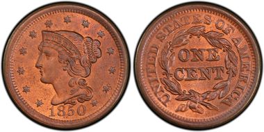 1850 1C N-7 MS65RB