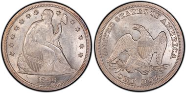 1846 $1 MS62