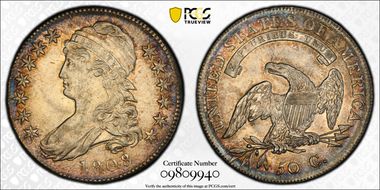 1808 50C O-106a AU55+