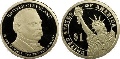 2012-S $1 Grover Cleveland 24th First Strike PR69DCAM