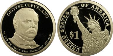 2012-S $1 Grover Cleveland 22nd First Strike PR69DCAM