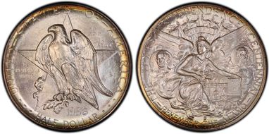 1938-D 50C Texas MS67+