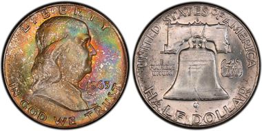 1963-D 50C MS66+ FBL
