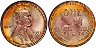 1950-D 1C MS67RD